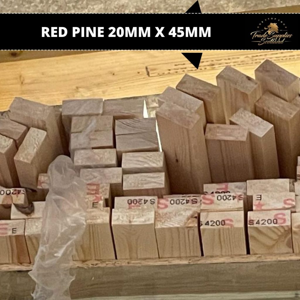 Red Pine 20mm x 45mm