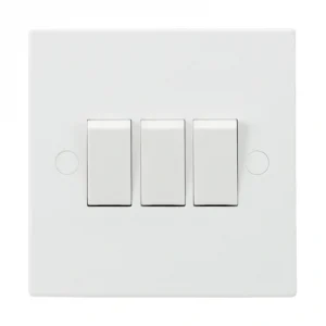 Acel Plate Switch 3G 2 Way White