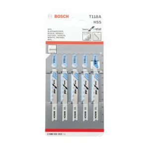Bosch - T118A Jigsaw Blades Metal_Fine